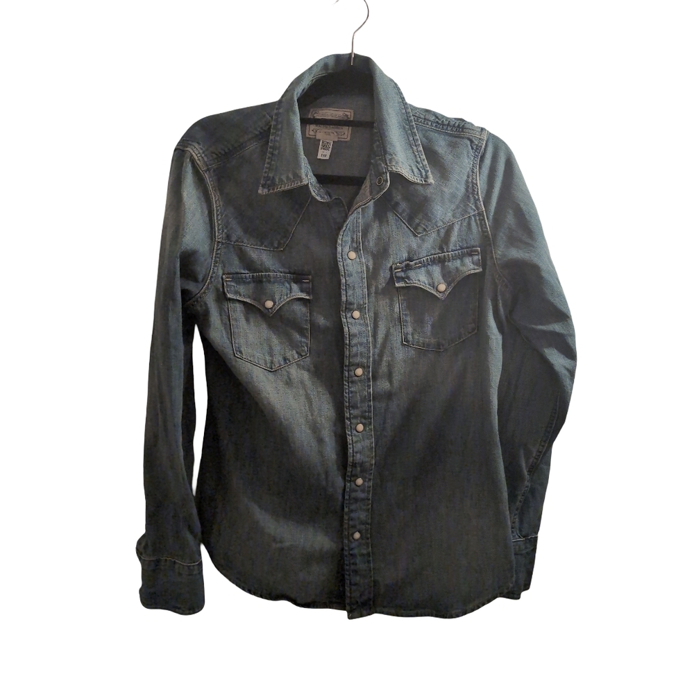 Polo Ralph Lauren Denim Button Down Shirt | Blue Chambray | Size L |